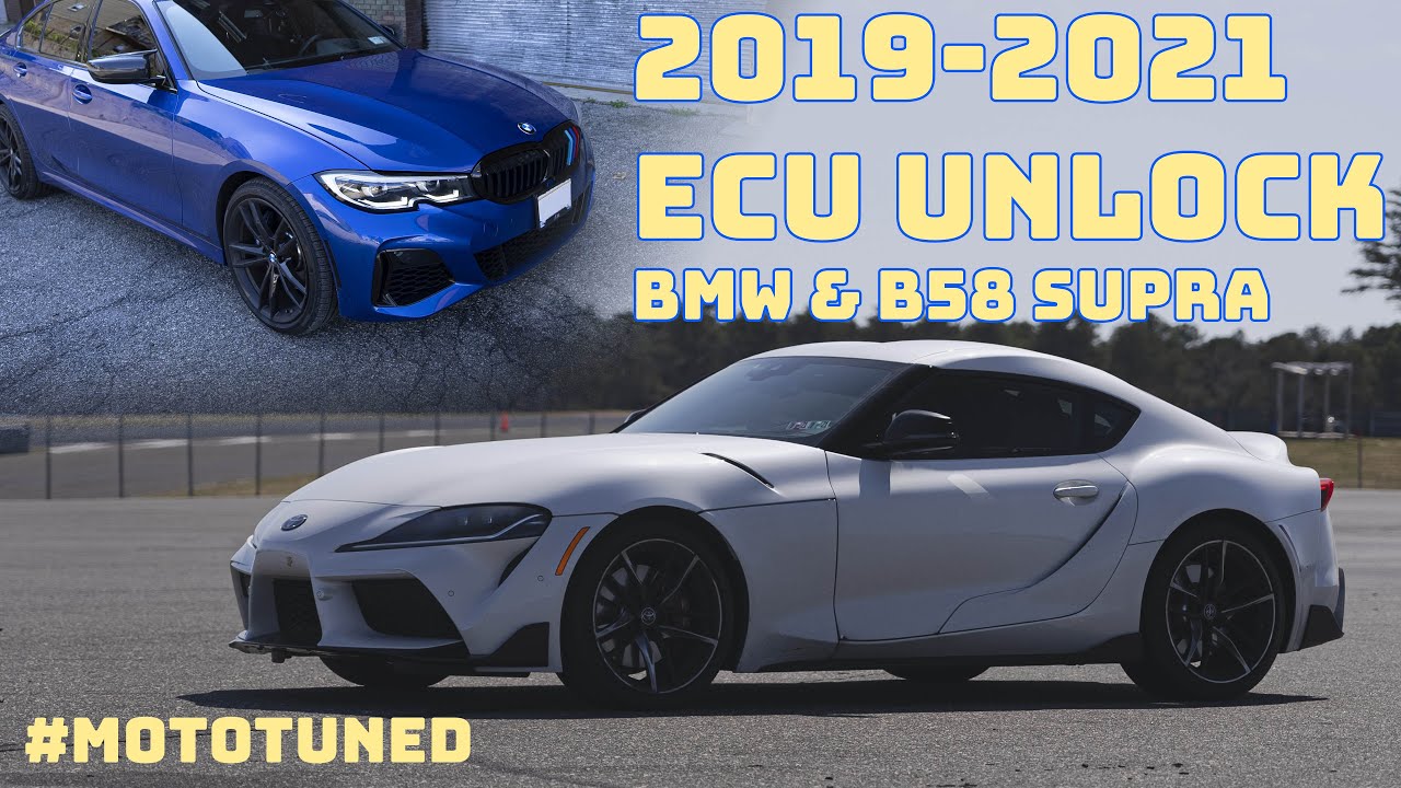 Toyota Supra / BMW B58 ECU Removal / Unlock - YouTube
