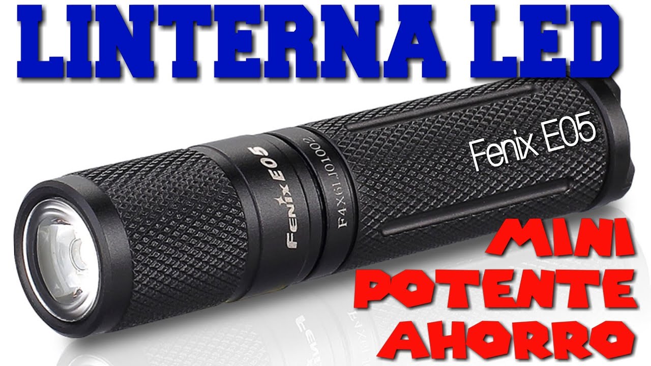 Fenix E05 Linterna pequeña de 85 lumens