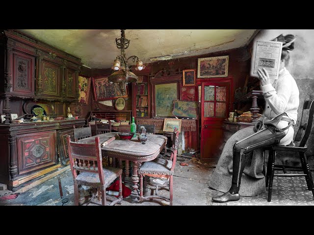 Life of a Disabled in the 1900s ~ Abandoned House of an Unfortunate French Lady class=