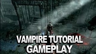 Skyrim DLC: Dawnguard Gameplay - Vampire Tutorial