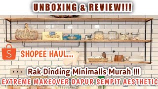 MINIMALIST WALL SHELVES - UNBOXING & REVIEW OF MULTIPURPOSE WALL SHELVES