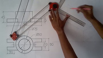 Isometric View - Advanced Problem (Part1)|DOTE |Engineering Graphics |Advanced Techniques & Tips