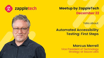 Marcus Merrell - Automated Accessibility Testing: First Steps
