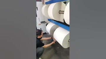 Self-adhesive / sticker/ label / siliconed paper slitting and rewinding machine with fast speed