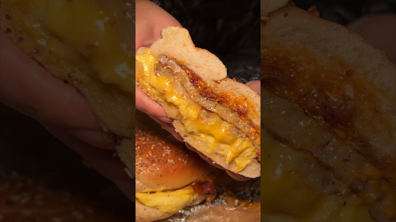 Nothing like the HUNGRY STACK Bagel from Best Bagel and Coffee NYC to start the day! 🥯 #DEVOURPOWER