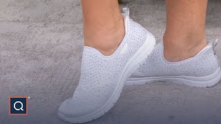 Martha Stewart x Skechers Slip-ins Virtue Rhinestone Shoes - Icon | QVC