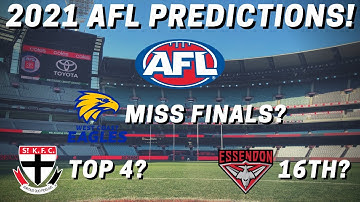 2021 AFL Predictions