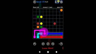 Flow #289: Bonus Pack 9x9 level 19