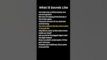 Thumbnail of 💛Huntrix - What It Sounds Like (Lyrics)
