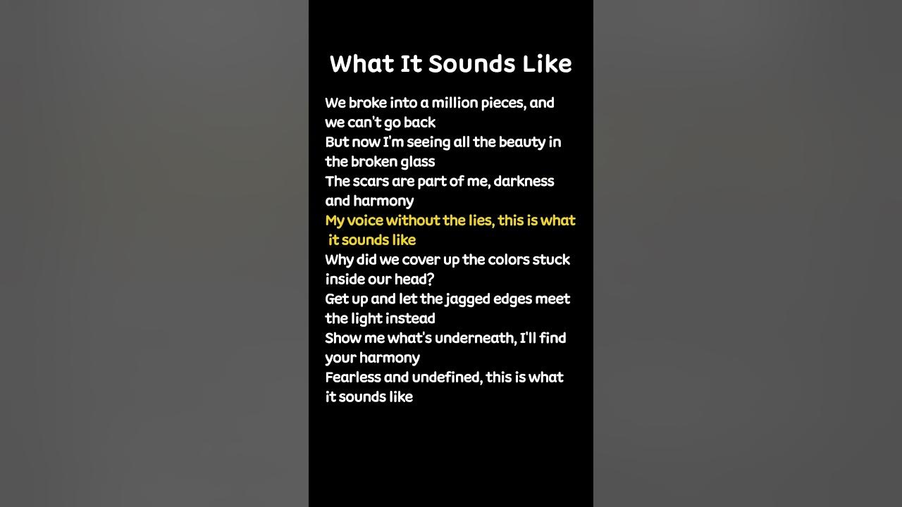 💛Huntrix - What It Sounds Like (Lyrics)