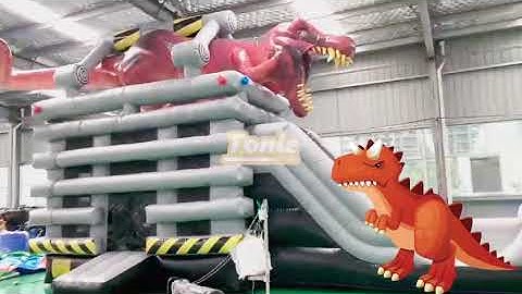 TL620+Dinosaur Bounce House T-Rex Bounce & Slide Combo！🎉😍