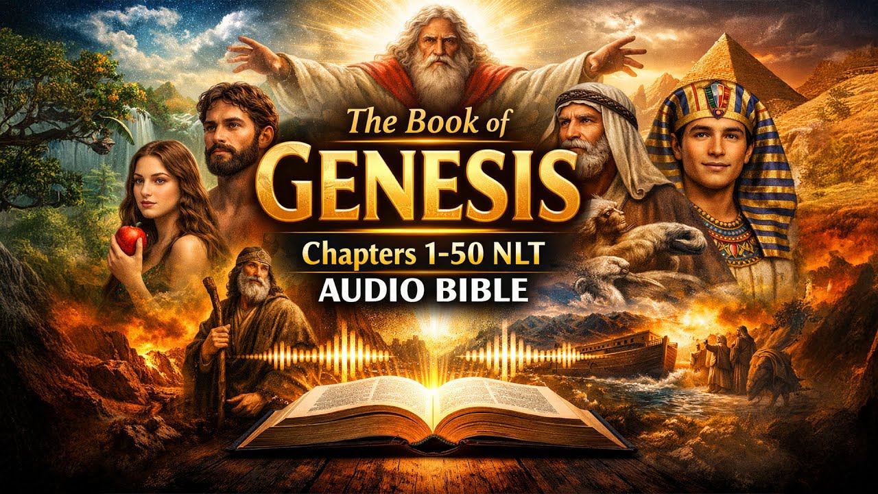 The Book of Genesis (Chapters 1–50) | Full Audio Bible | New Living Translation (NLT)