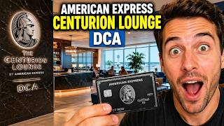 American Express Centurion Lounge DCA 💥🔥 LUXURY EXPERIENCE REVEALED