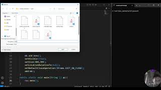Information Adding Menu to JFrame Guide