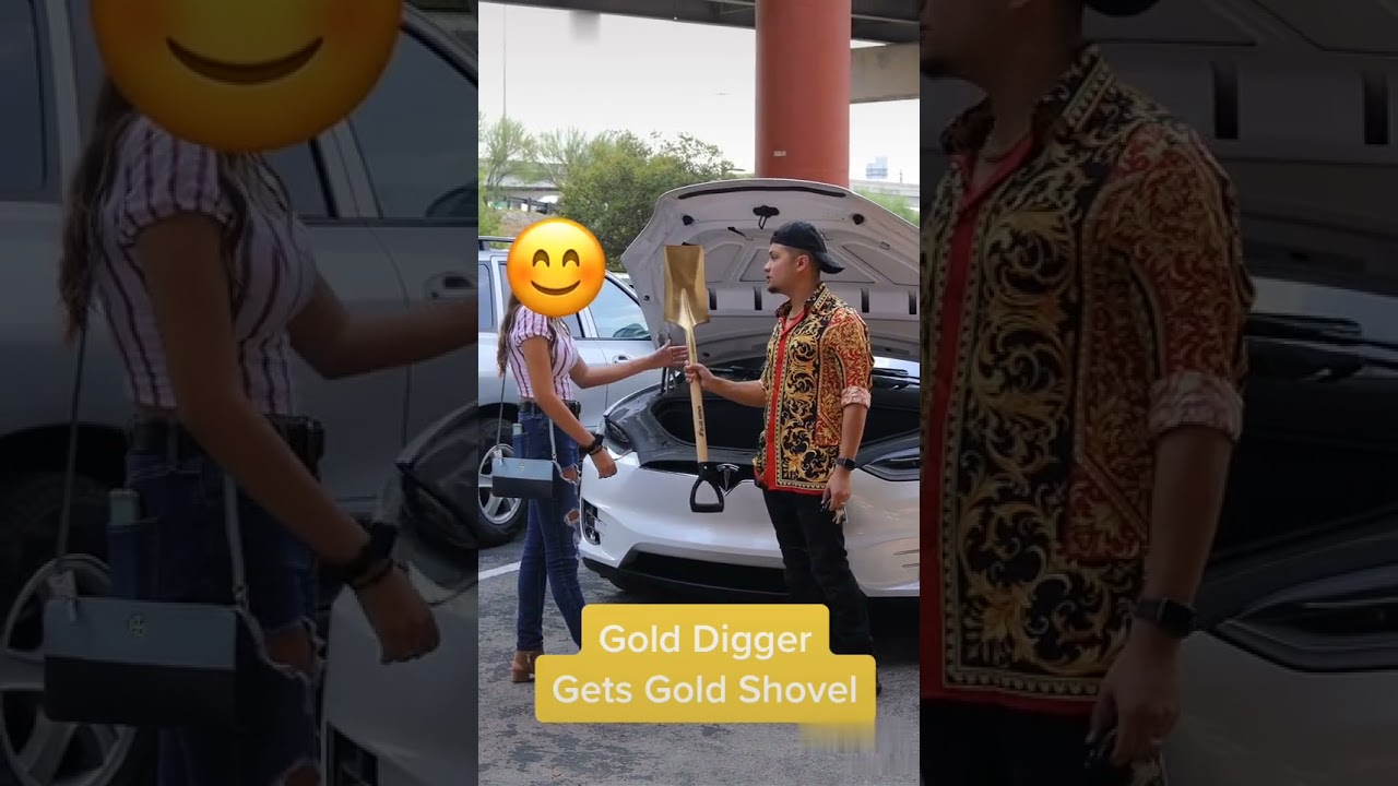 Gold digger prank 