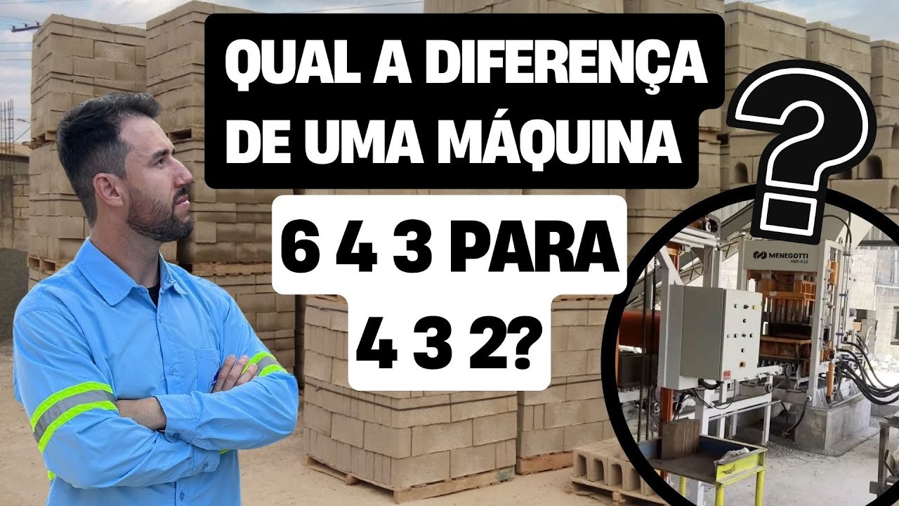 QUAL A DIFERENÇA DE UMA MÁQUINA 6 4 3 PARA A 4 3 2? - YouTube