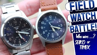 SEIKO vs TIMEX | Budget Field Watch Battle! | Head to Head Watch Comparison! | Which is Better?