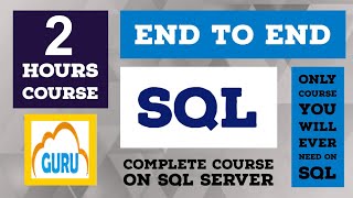 SQL Tutorial for Beginners [Full Course in 2 Hours]