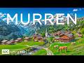 Mürren 8K UHD – Stunning Cliffside Village, Jungfrau Peaks &amp; Alpine Serenity