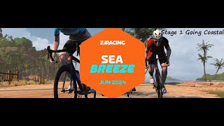 Zwift Sea Breeze series - Stage 1 Going coastal