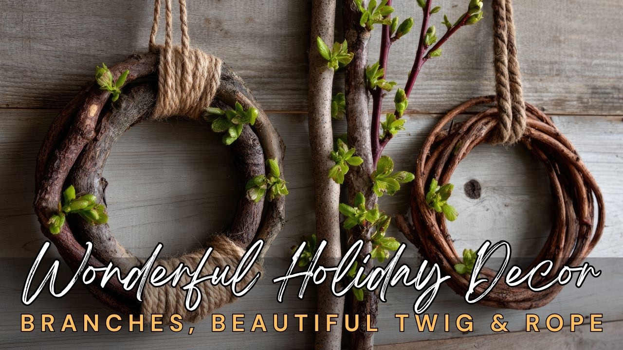 Beautiful Handmade Wreath Designs: Transforming Twigs, Bending Branches ...