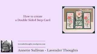 Double Sided Step Card