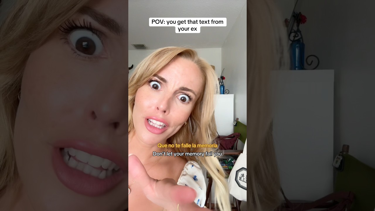 Classic 😂🤦🏼‍♀️ No falla oye, we have a saying in Spanish : para atrás ni para tomar impulso!