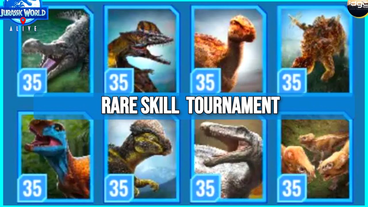 The STRONGEST Dinosaur in This Rare Skill Tournament