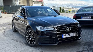 Yeni̇ Araba Audi̇ A6 Uzun Yolda Sikiştirdik 