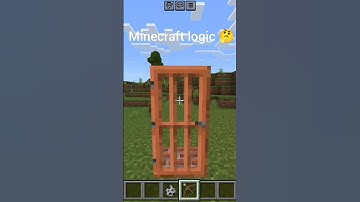 Minecraft logic Part 2 #shorts #minecraft #youtubeshorts