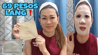 COLLAGEN FACIAL MASK BY WATSONS REVIEW || Cha Aguilar Official