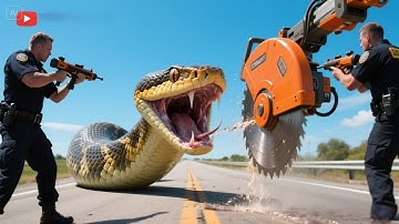 Fearless Heroes Confront Giant Python To Save The Playful Elephant 🐍