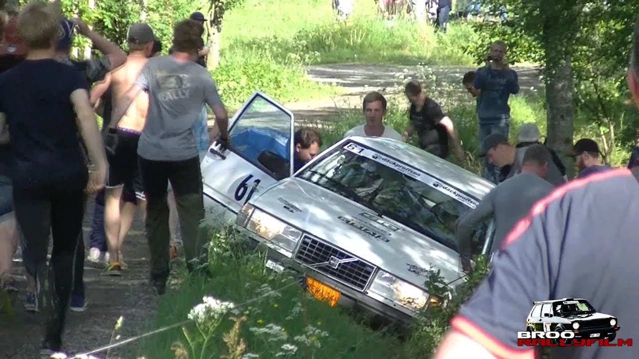 Dackefejden 2017 - Brutal rallyåka , avåkningar och rejäla kriser!