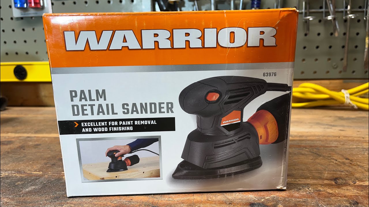 yu＊M WARRIOR 1.1 amp Palm Detail Sander - unboxing - YouTube