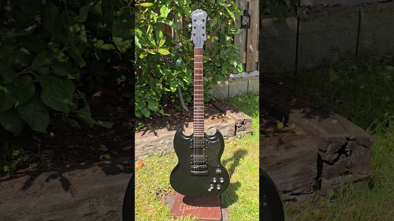 Epiphone SG XⅡ ゴシックシリーズ Epiphone SG 'Gothic' - YouTube