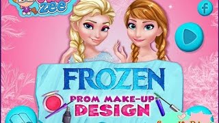 เกมส์แต่งหน้าเจ้าหญิงเอลซ่า : เอลซ่าหน้าสด FROZEN 2 PROM MAKEUP DESIGN screenshot 1