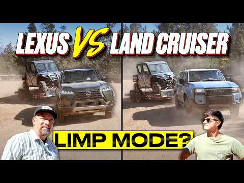 Which One Survives? Lexus GX V6 vs Toyota Land Cruiser Hybrid vs TFL Toaster Torture Towing Test!