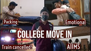 Medical College Move In | Hostel Allotment | AIIMS Gorakhpur | Medical College Vlog | Harjas Singh