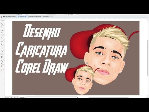 TRANSFORMAR FOTO EM DESENHO CARICATURA LOGOMARCA COREL DRAW