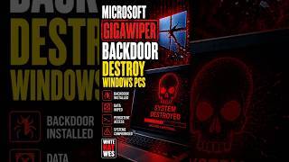 Microsoft Warns GigaWiper Can Destroy Windows PCs #tech #technews #news #cybersecurity