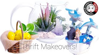 DIY Summer Decor Ideas, Thrift Flip, Trash To Treasure Makeover, Crafts to Make & Sell or Gift