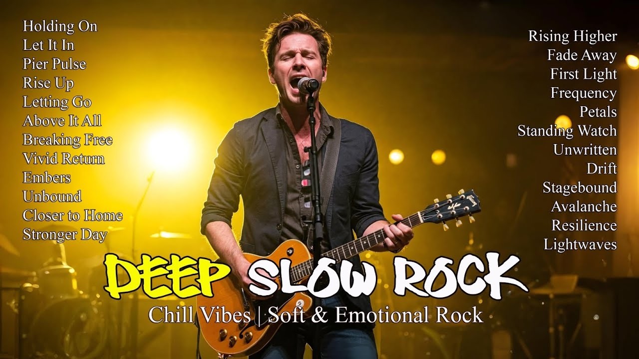 🔵 Deep Slow Rock Haze 2025 🌫️ | Chill Vibes | Soft & Emotional Rock