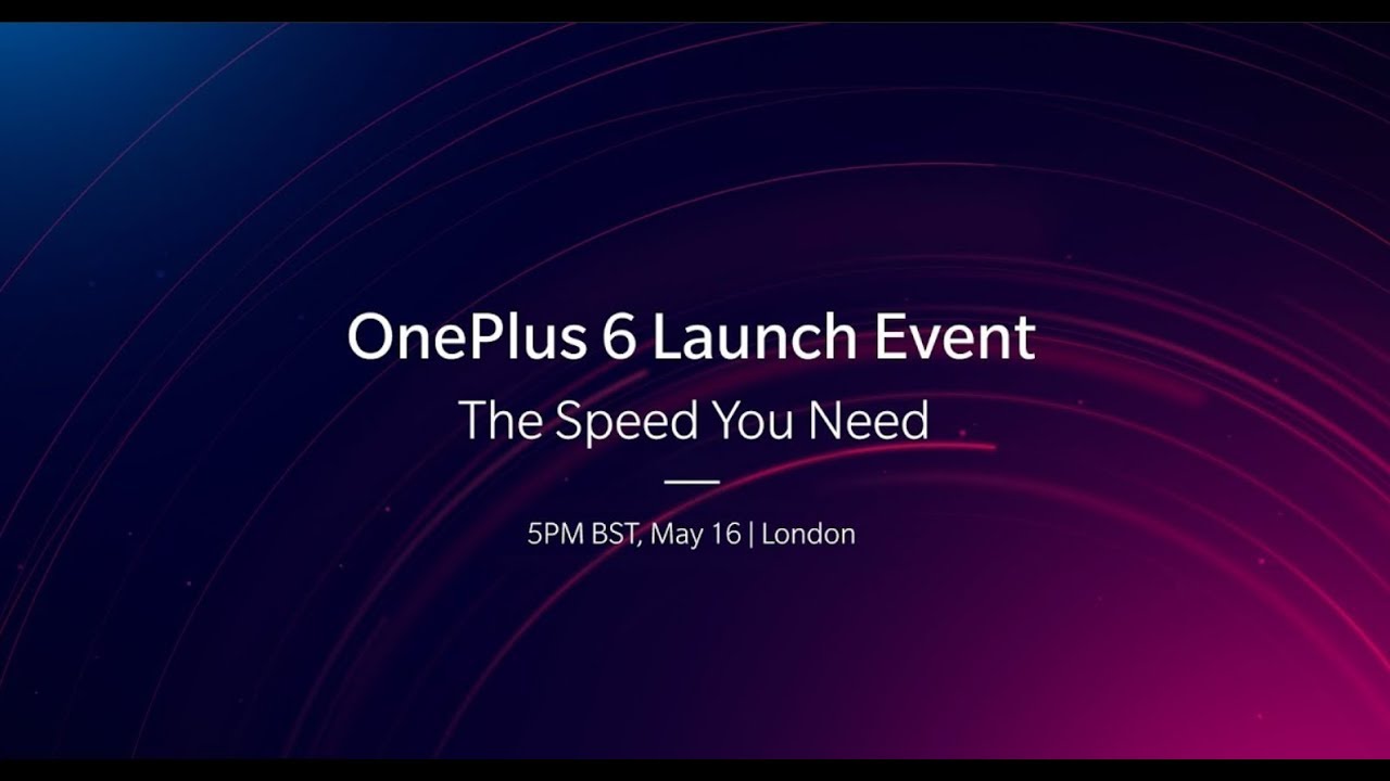 Watch the OnePlus 6 event live stream right here starting at 12PM