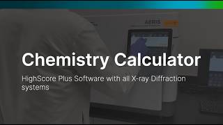 Chemistry Calculator: HighScore Plus Software with all X-ray Diffraction systems