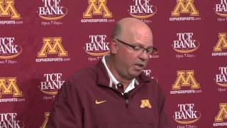 Jerry Kill Previews Gophers vs. New Mexico State, Sept. 7 2013