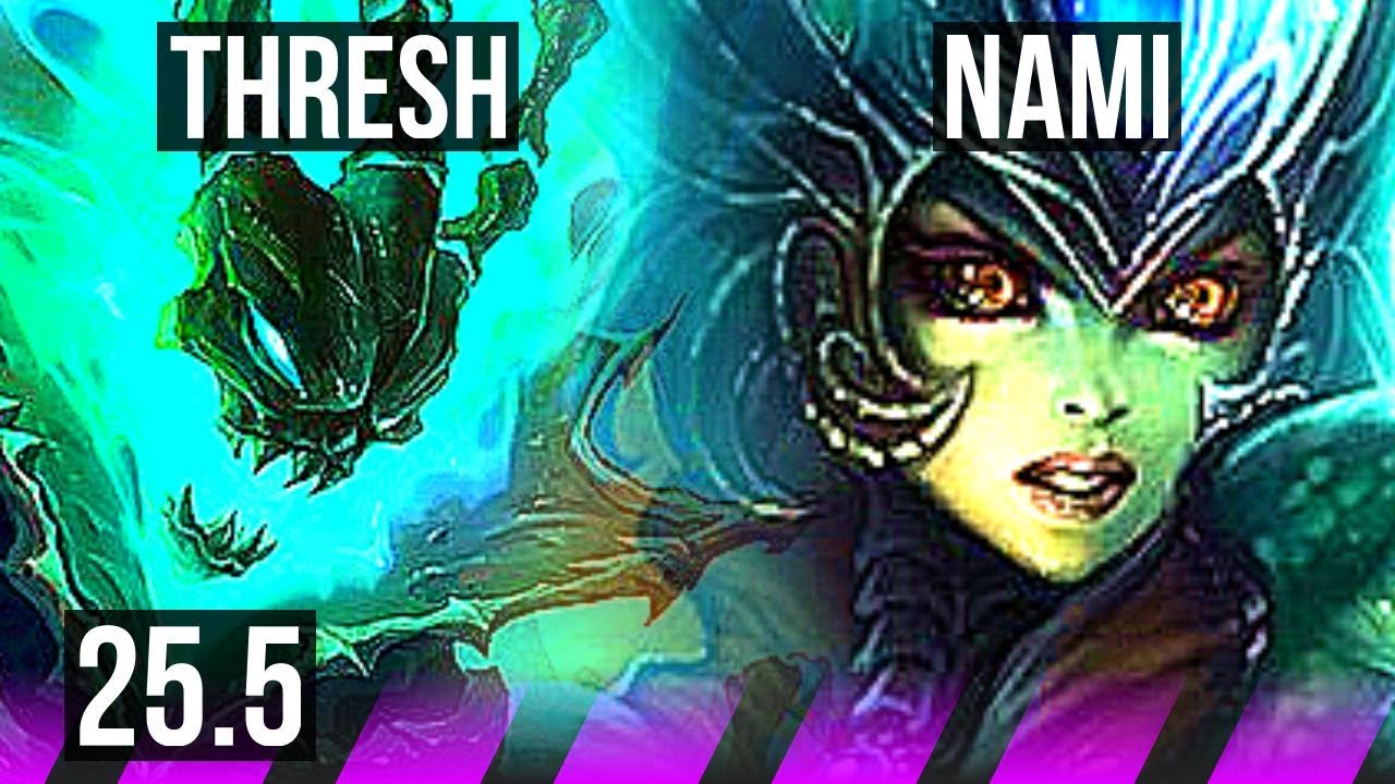 THRESH & Twitch vs NAMI & Jhin (SUP) | 3/2/20 | KR Master | 25.5