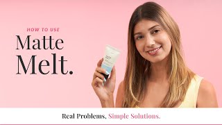 How To Use Matte Melt | Your Lightweight Oil-Balancing Face Crème | Glamrs Beauty