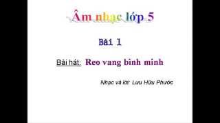 Reo vang bình minh   Lưu Hữu Phước