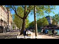 Paris city walks   Canal Saint-Martin   Paris,France 4K