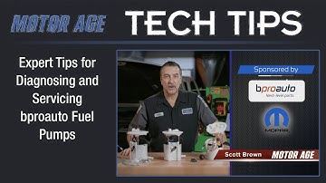 Motor Age Tech Tip: Expert Tips for Diagnosing and Servicing bproauto Fuel Pumps